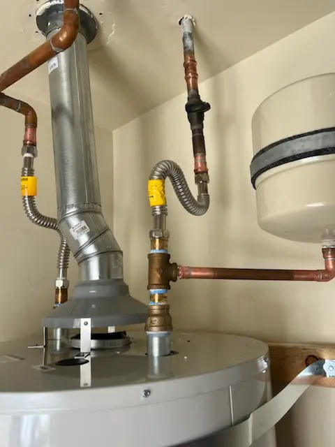 Water heater installation and plumbing repair in Center World